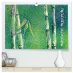 Asiatische Aquarelle (hochwertiger Premium Wandkalender 2024 DIN A2 quer), Kunstdruck in Hochglanz