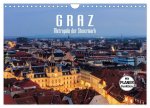 Graz - Metropole der Steiermark (Wandkalender 2024 DIN A4 quer), CALVENDO Monatskalender