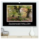 Zauberwald HALLOH (hochwertiger Premium Wandkalender 2024 DIN A2 quer), Kunstdruck in Hochglanz