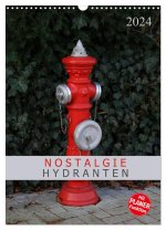 Nostalgie Hydranten (Wandkalender 2024 DIN A3 hoch), CALVENDO Monatskalender