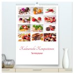 Kulinarische Kompositionen - Terminplaner (hochwertiger Premium Wandkalender 2024 DIN A2 hoch), Kunstdruck in Hochglanz