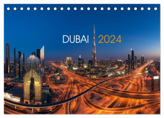 DUBAI - 2024 (Tischkalender 2024 DIN A5 quer), CALVENDO Monatskalender