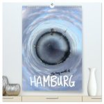 The tiny world of HAMBURG (hochwertiger Premium Wandkalender 2024 DIN A2 hoch), Kunstdruck in Hochglanz