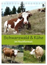 Schwarzwald und Kühe im Hochformat (Tischkalender 2024 DIN A5 hoch), CALVENDO Monatskalender