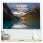 Kanada - Bergseen und Wasserfälle (hochwertiger Premium Wandkalender 2024 DIN A2 quer), Kunstdruck in Hochglanz
