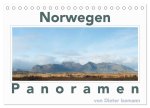 Norwegen - Panoramen (Tischkalender 2024 DIN A5 quer), CALVENDO Monatskalender