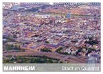 Mannheim - Stadt im Quadrat (Wandkalender 2024 DIN A3 quer), CALVENDO Monatskalender