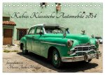 Kubas Klassische Automobile 2024 (Tischkalender 2024 DIN A5 quer), CALVENDO Monatskalender