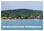 Kontrastreiche Philippinen (Tischkalender 2024 DIN A5 quer), CALVENDO Monatskalender