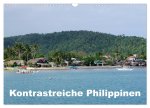 Kontrastreiche Philippinen (Wandkalender 2024 DIN A3 quer), CALVENDO Monatskalender