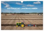 Historische Landmaschinen (Wandkalender 2024 DIN A4 quer), CALVENDO Monatskalender
