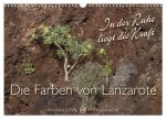 Die Farben von Lanzarote - In der Ruhe liegt die Kraft (Wandkalender 2024 DIN A3 quer), CALVENDO Monatskalender