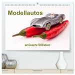 Modellautos - amüsante Stillleben (hochwertiger Premium Wandkalender 2024 DIN A2 quer), Kunstdruck in Hochglanz