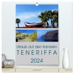 Urlaub auf den Kanaren - Teneriffa (hochwertiger Premium Wandkalender 2024 DIN A2 hoch), Kunstdruck in Hochglanz