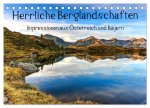 Herrliche Berglandschaften - Impressionen aus Österreich und Bayern (Tischkalender 2024 DIN A5 quer), CALVENDO Monatskalender