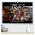 Krampus Kalender 2024 (hochwertiger Premium Wandkalender 2024 DIN A2 quer), Kunstdruck in Hochglanz