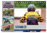 Scrambler Motorräder mit Stil (Tischkalender 2024 DIN A5 quer), CALVENDO Monatskalender