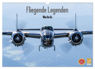 Fliegende Legenden - Warbirds (Wandkalender 2024 DIN A3 quer), CALVENDO Monatskalender