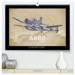 Aero Action Art - Luftfahrt Kunst (hochwertiger Premium Wandkalender 2024 DIN A2 quer), Kunstdruck in Hochglanz
