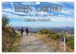 Buen Camino - pilgern auf dem Jakobsweg - Camino Francés (Wandkalender 2024 DIN A4 quer), CALVENDO Monatskalender