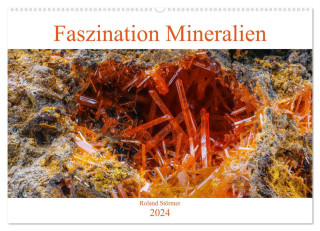 Faszination Mineralien (Wandkalender 2024 DIN A2 quer), CALVENDO Monatskalender