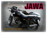 Motorrad-Legenden: JAWA (Wandkalender 2024 DIN A2 quer), CALVENDO Monatskalender