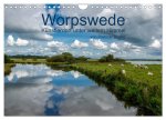 Worpswede - Künstlerdorf unter weitem Himmel (Wandkalender 2024 DIN A4 quer), CALVENDO Monatskalender