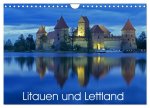 Litauen und Lettland (Wandkalender 2024 DIN A4 quer), CALVENDO Monatskalender