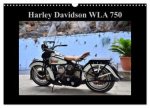 Harley Davidson WLA 750 (Wandkalender 2024 DIN A3 quer), CALVENDO Monatskalender