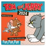 Tom a Jerry 2024 - nástěnný kalendář
