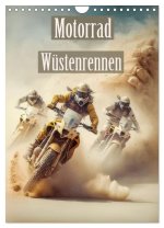 Motorrad Wüstenrennen (Wandkalender 2024 DIN A4 hoch), CALVENDO Monatskalender