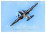 Art of Aviation - Kunstvolle Flugzeuge (Tischkalender 2024 DIN A5 quer), CALVENDO Monatskalender