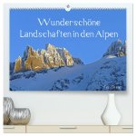 Wunderschöne Landschaften in den Alpen (hochwertiger Premium Wandkalender 2024 DIN A2 quer), Kunstdruck in Hochglanz