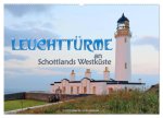 Leuchttürme an Schottlands Westküste (Wandkalender 2024 DIN A2 quer), CALVENDO Monatskalender