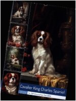 Cavalier King Charles Spaniel (Wandkalender 2024 DIN A3 hoch), CALVENDO Monatskalender