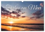 Farben am Meer (Wandkalender 2024 DIN A3 quer), CALVENDO Monatskalender
