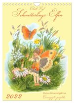 Schmetterlings-Elfen (Wandkalender 2024 DIN A4 hoch), CALVENDO Monatskalender