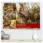 Enduro Mit Speed durch`s Gelände (hochwertiger Premium Wandkalender 2024 DIN A2 quer), Kunstdruck in Hochglanz