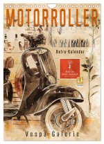 Motorroller - Vespa Galerie (Wandkalender 2024 DIN A4 hoch), CALVENDO Monatskalender