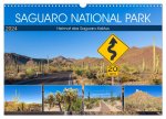 SAGUARO NATIONAL PARK Heimat des Saguaro-Kaktus (Wandkalender 2024 DIN A3 quer), CALVENDO Monatskalender