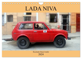 LADA NIVA - Russlands Dauer-Läufer (Wandkalender 2024 DIN A4 quer), CALVENDO Monatskalender