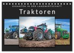 Traktoren - Giganten in der Landwirtschaft (Tischkalender 2024 DIN A5 quer), CALVENDO Monatskalender