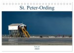 St. Peter-Ording - Natur pur (Tischkalender 2024 DIN A5 quer), CALVENDO Monatskalender