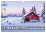 Sauerland - faszinierend schön (Wandkalender 2024 DIN A3 quer), CALVENDO Monatskalender