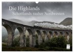 Die Highlands - Schottlands rauher Nordwesten (Wandkalender 2024 DIN A3 quer), CALVENDO Monatskalender