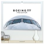 Boeing 777 Freighter (hochwertiger Premium Wandkalender 2024 DIN A2 quer), Kunstdruck in Hochglanz