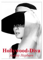 Hollywood-Diva - Audrey Hepburn (Wandkalender 2024 DIN A3 hoch), CALVENDO Monatskalender