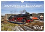 Unterwegs am Bahndamm (Wandkalender 2024 DIN A4 quer), CALVENDO Monatskalender