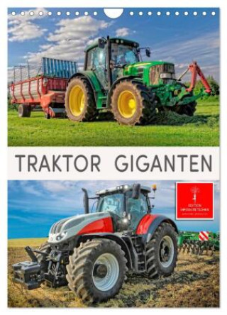 Traktor Giganten (Wandkalender 2024 DIN A4 hoch), CALVENDO Monatskalender