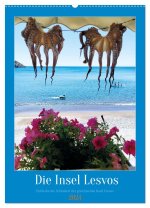 Entdecke die Schönheit der griechischen Insel Lesvos (Wandkalender 2024 DIN A2 hoch), CALVENDO Monatskalender